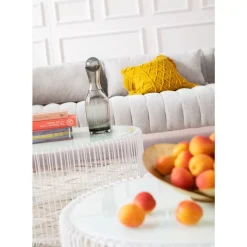 KARE Design Tische-Couchtisch Wire White (2/Set)