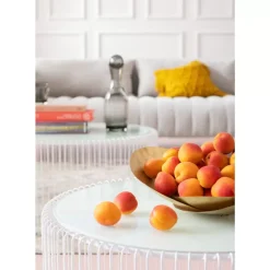 KARE Design Tische-Couchtisch Wire White (2/Set)