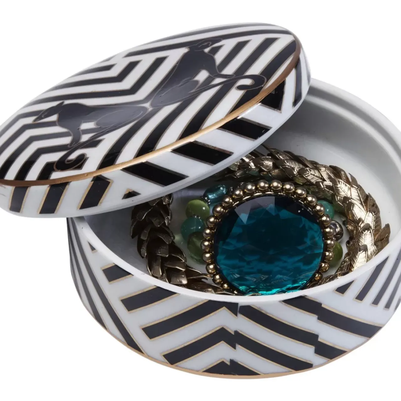 KARE Design Deko & Geschenkartikel-Deko Dose Panther