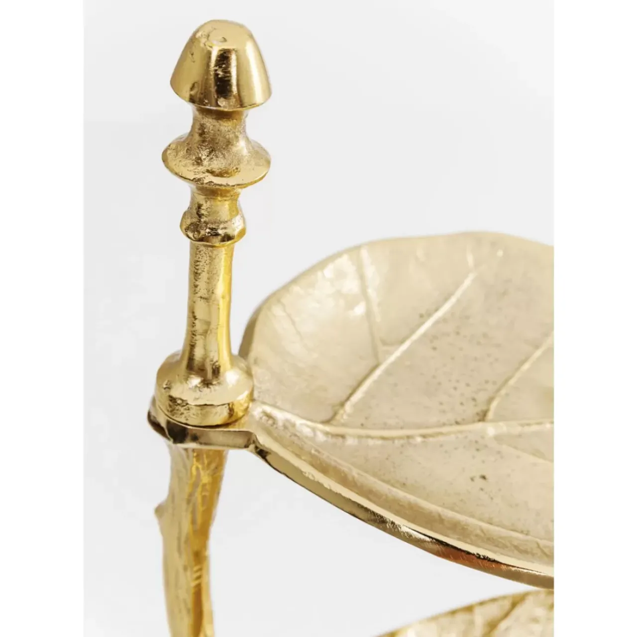 KARE Design Geschirr & Tischaccessoires-Deko Etagere Leaf Gold