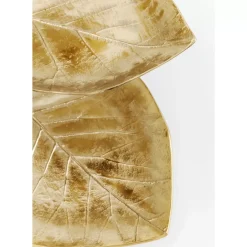 KARE Design Geschirr & Tischaccessoires-Deko Etagere Leaf Gold