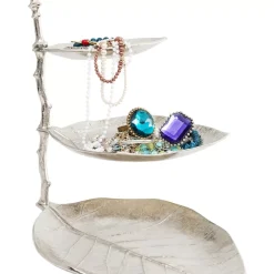 KARE Design Geschirr & Tischaccessoires-Deko Etagere Leaf Silber