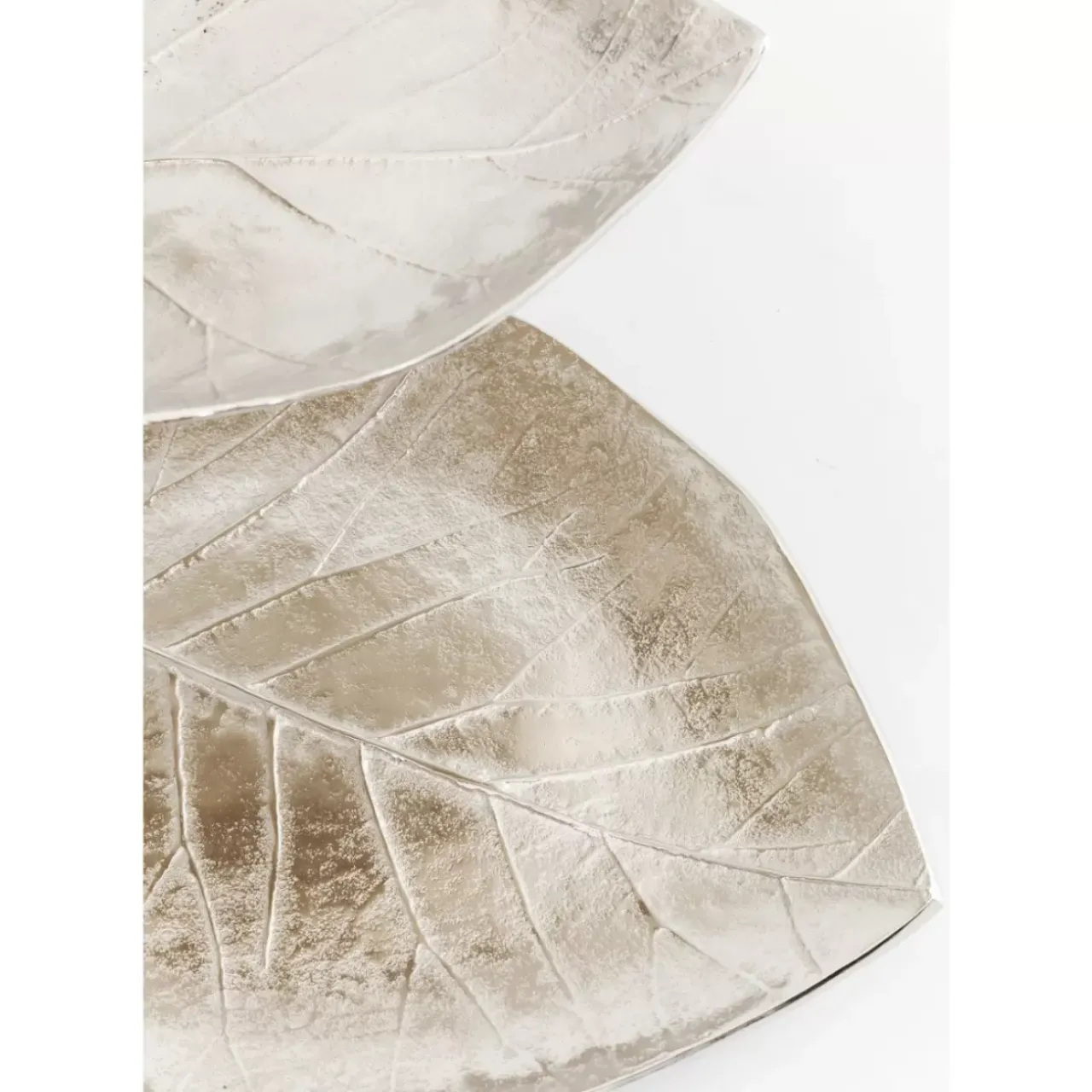 KARE Design Geschirr & Tischaccessoires-Deko Etagere Leaf Silber