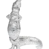 KARE Design Deko & Geschenkartikel-Deko Figur Alligator Silber 39Cm