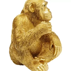 KARE Design Deko & Geschenkartikel-Deko Figur Baby Ape Gold 53