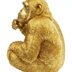 KARE Design Deko & Geschenkartikel-Deko Figur Baby Ape Gold 53