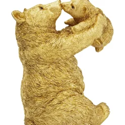 KARE Design Deko & Geschenkartikel-Deko Figur Bear Lucky Mom Gold 27Cm