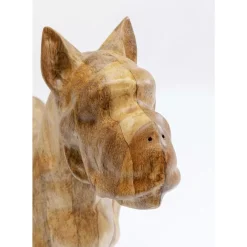KARE Design Deko & Geschenkartikel-Deko Figur Bulldog Wood 70X78Cm