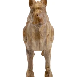 KARE Design Deko & Geschenkartikel-Deko Figur Bulldog Wood 70X78Cm