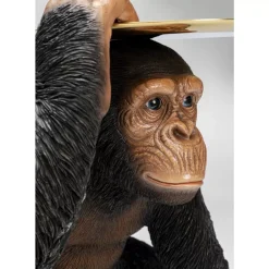 KARE Design Deko & Geschenkartikel-Deko Figur Butler Playing Chimp Schwarz 52Cm