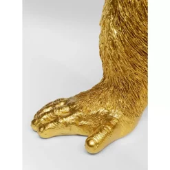 KARE Design Deko & Geschenkartikel-Deko Figur Butler Playing Chimp Gold 52Cm