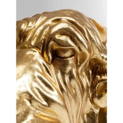 KARE Design Deko & Geschenkartikel-Deko Figur Coiffed Dog Gold 52Cm