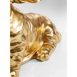 KARE Design Deko & Geschenkartikel-Deko Figur Coiffed Dog Gold 52Cm