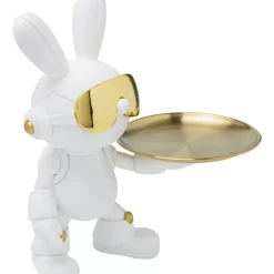 KARE Design Deko & Geschenkartikel-Deko Figur Cool Bunny Tray 27Cm