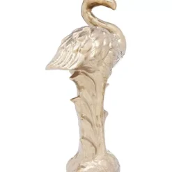 KARE Design Deko & Geschenkartikel-Deko Figur Flamingo Front Gold