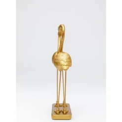 KARE Design Deko & Geschenkartikel-Deko Figur Flamingo Love Gold 39Cm