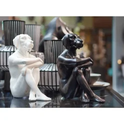 KARE Design Deko & Geschenkartikel-Deko Figur Gangster Dog Black