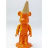KARE Design Deko & Geschenkartikel-Deko Figur Gelato Bear Orange 40Cm