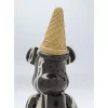 KARE Design Deko & Geschenkartikel-Deko Figur Gelato Bear Schwarz 40Cm