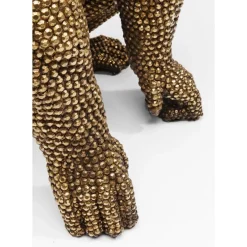 KARE Design Deko & Geschenkartikel-Deko Figur Gorilla Gold 80Cm