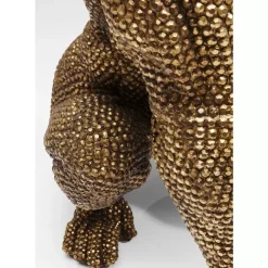 KARE Design Deko & Geschenkartikel-Deko Figur Gorilla Gold 80Cm