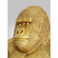 KARE Design Deko & Geschenkartikel-Deko Figur Gorilla Gold Xxl 249