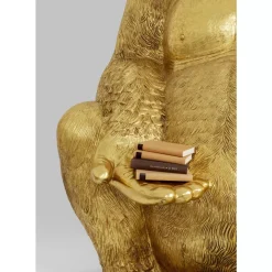 KARE Design Deko & Geschenkartikel-Deko Figur Gorilla Gold Xxl 249