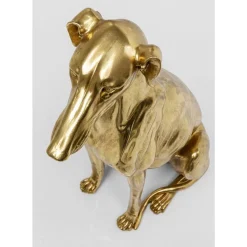 KARE Design Deko & Geschenkartikel-Deko Figur Greyhound Bruno Gold 80Cm