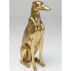 KARE Design Deko & Geschenkartikel-Deko Figur Greyhound Bruno Gold 80Cm