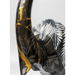 KARE Design Deko & Geschenkartikel-Deko Figur Heron Schwarz 70Cm
