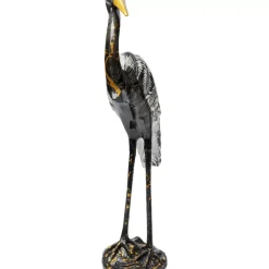 KARE Design Deko & Geschenkartikel-Deko Figur Heron Schwarz 70Cm