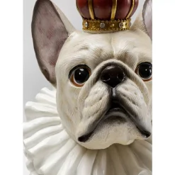 KARE Design Deko & Geschenkartikel-Deko Figur King Dog Weis 33Cm