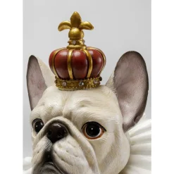 KARE Design Deko & Geschenkartikel-Deko Figur King Dog Weis 33Cm