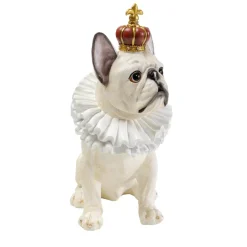 KARE Design Deko & Geschenkartikel-Deko Figur King Dog Weis 33Cm