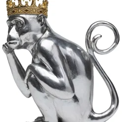 KARE Design Deko & Geschenkartikel-Deko Figur King Lui Silber 35