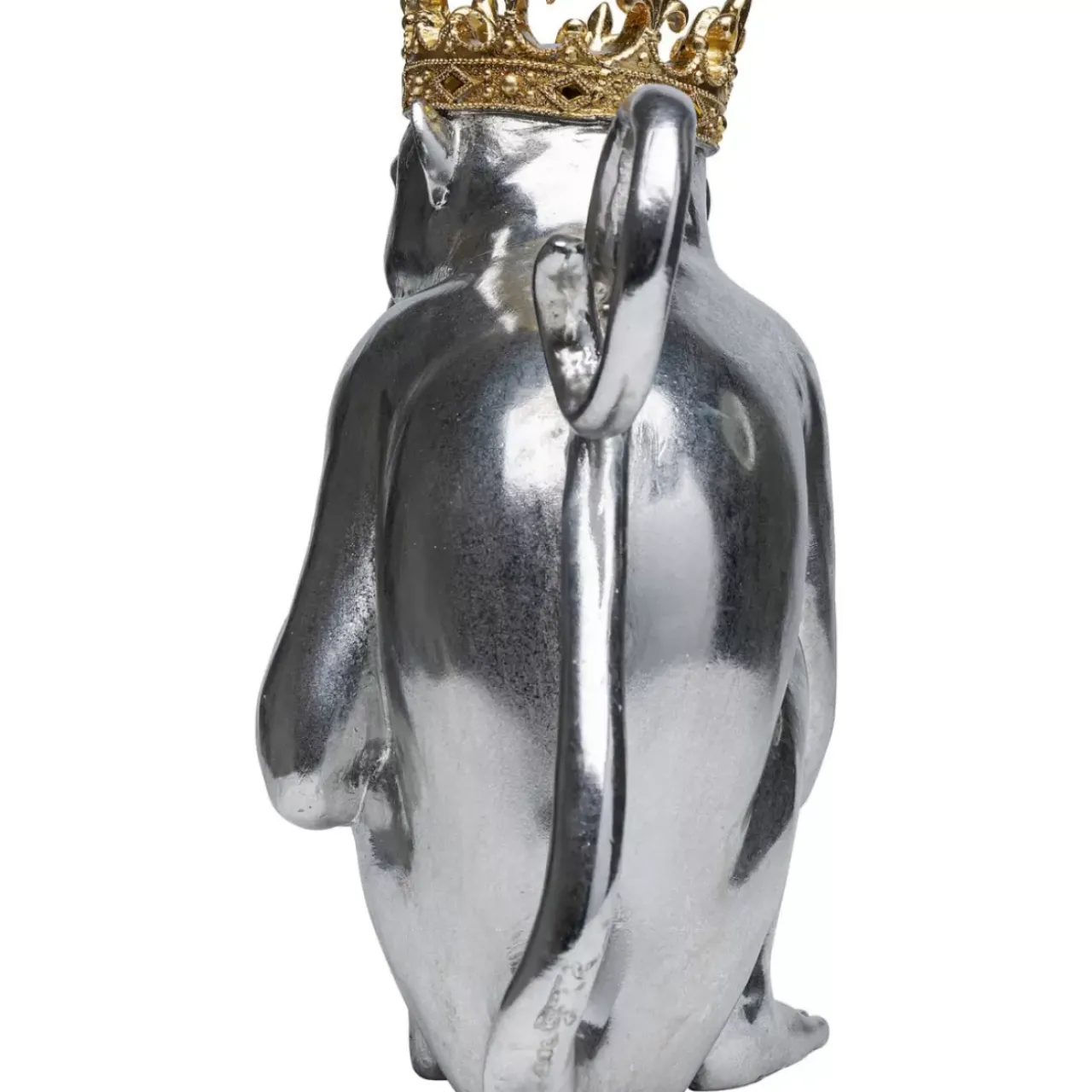 KARE Design Deko & Geschenkartikel-Deko Figur King Lui Silber 35