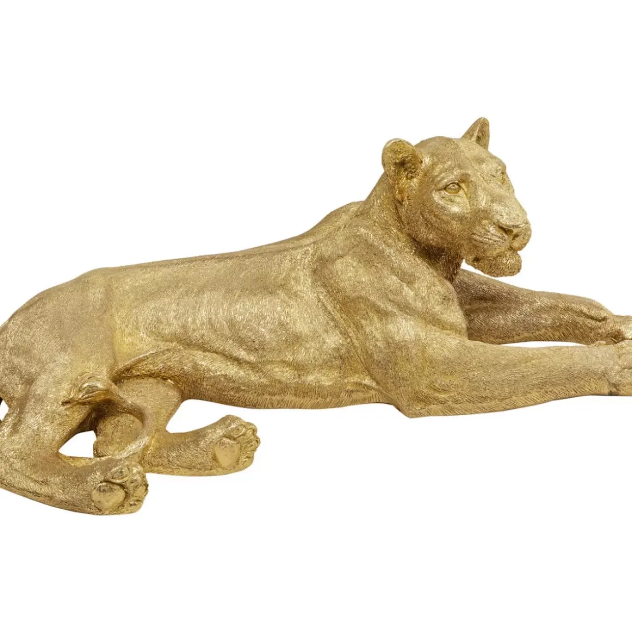 KARE Design Deko & Geschenkartikel-Deko Figur Lion Gold 80Cm