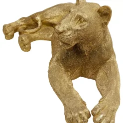 KARE Design Deko & Geschenkartikel-Deko Figur Lion Gold 80Cm