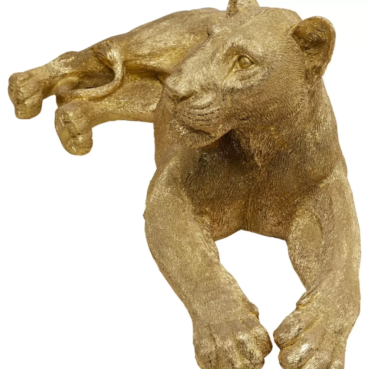 KARE Design Deko & Geschenkartikel-Deko Figur Lion Gold 80Cm