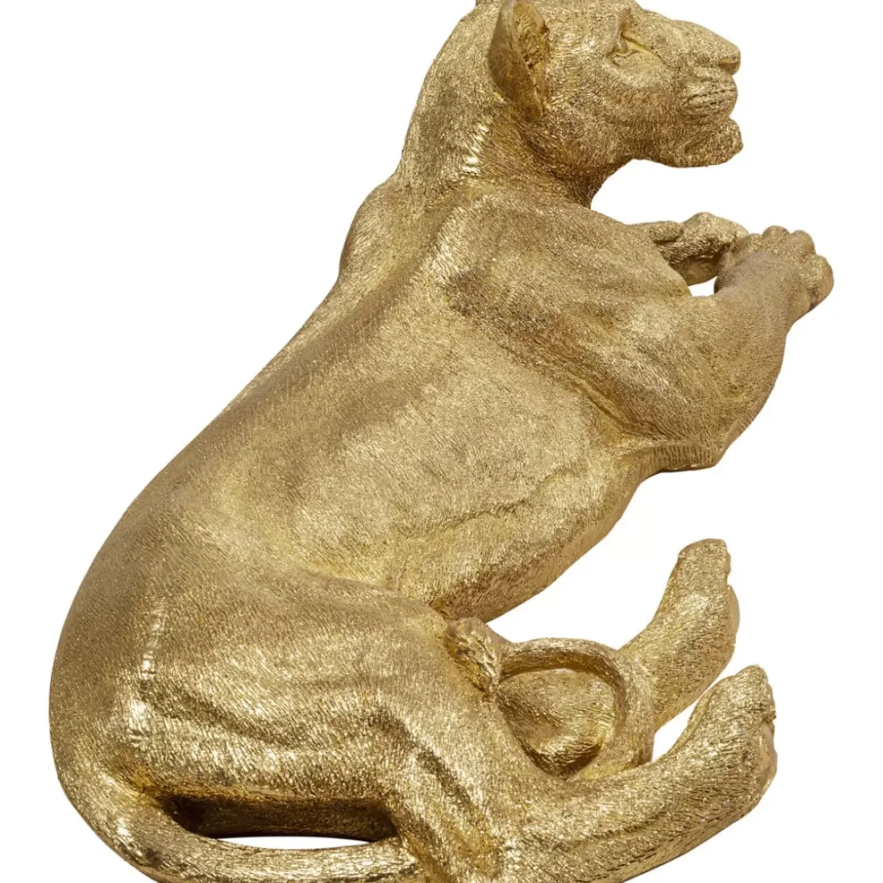 KARE Design Deko & Geschenkartikel-Deko Figur Lion Gold 80Cm