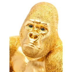 KARE Design Deko & Geschenkartikel-Deko Figur Monkey Gorilla Side Medium Gold
