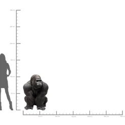 KARE Design Deko & Geschenkartikel-Deko Figur Monkey Gorilla Front Xxl