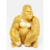KARE Design Deko & Geschenkartikel-Deko Figur Monkey Gorilla Side Xl Gold