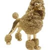 KARE Design Deko & Geschenkartikel-Deko Figur Mrs Poodle Gold 34Cm