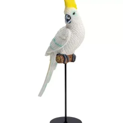 KARE Design Deko & Geschenkartikel-Deko Figur Parrot Cockatoo Weis 38Cm