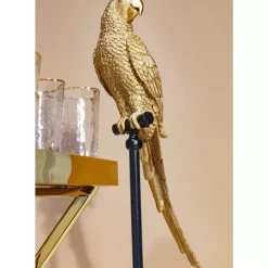KARE Design Deko & Geschenkartikel-Deko Figur Parrot Gold