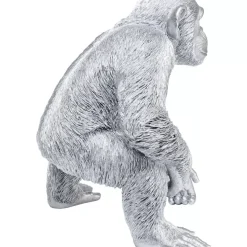 KARE Design Deko & Geschenkartikel-Deko Figur Playing Ape Silber 50