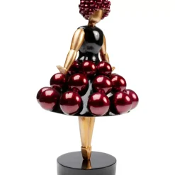 KARE Design Deko & Geschenkartikel-Deko Figur Primaballerina Pom Lila 35Cm