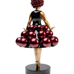 KARE Design Deko & Geschenkartikel-Deko Figur Primaballerina Pom Lila 35Cm