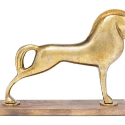 KARE Design Deko & Geschenkartikel-Deko Figur Proud Horse Brass 31Cm